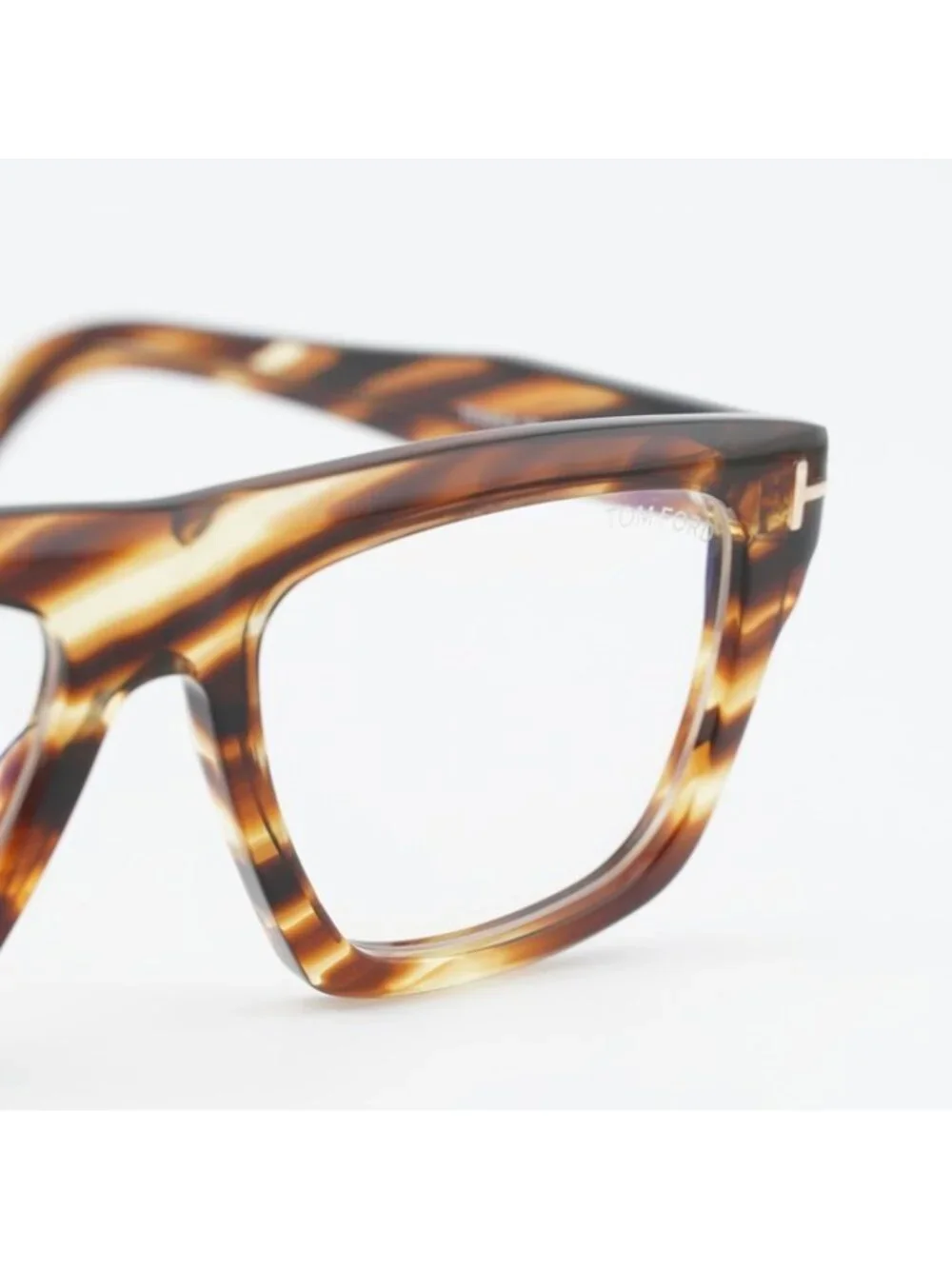 Tom Ford FT6059-B 055 Eyeglasses Coloured Havana 54mm Square Frame